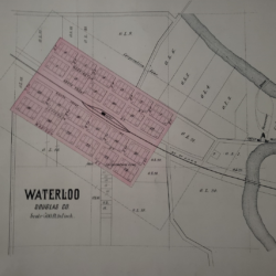 Nebraska waterloo map wikipedia county cdps