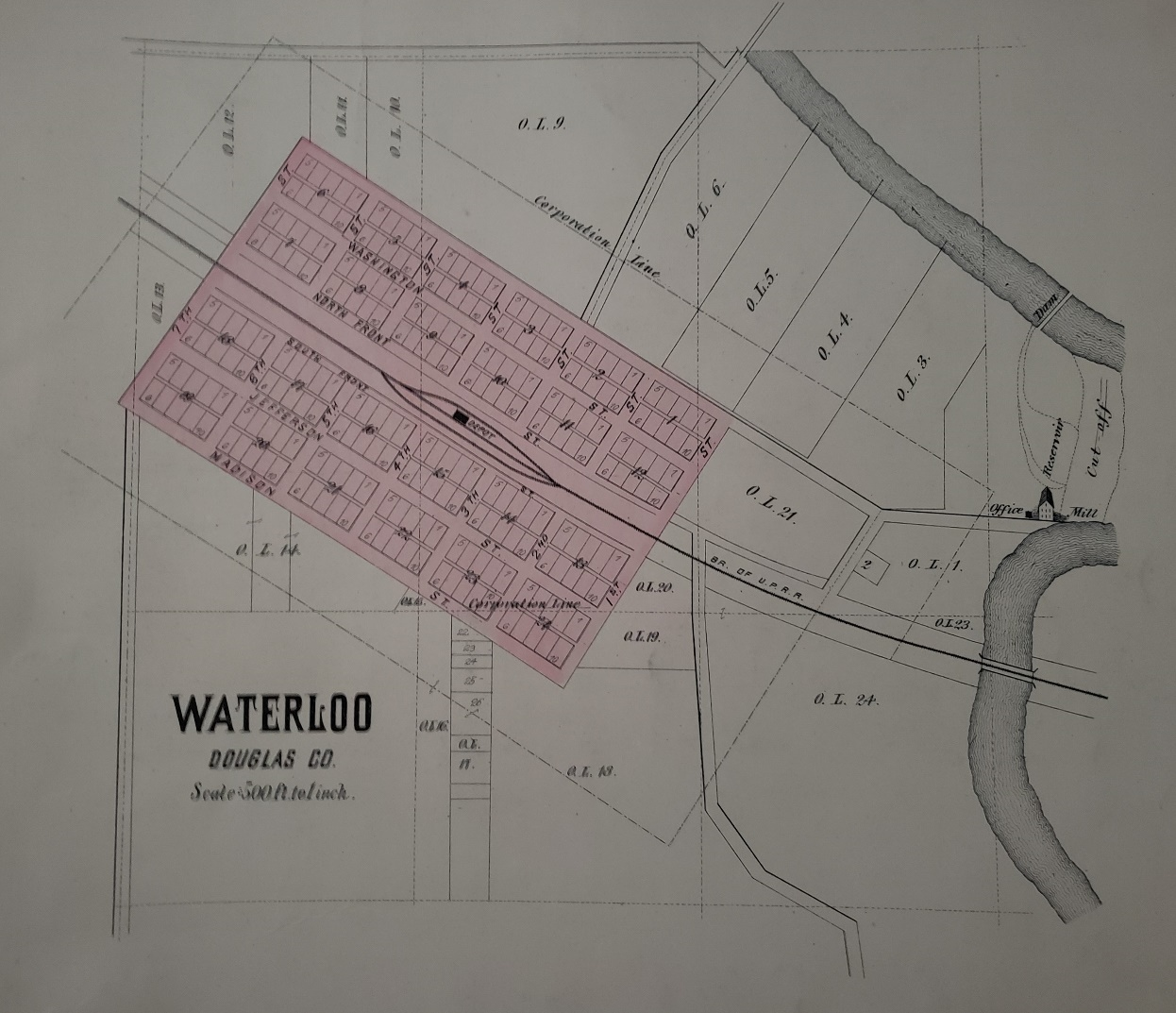 Nebraska waterloo map wikipedia county cdps